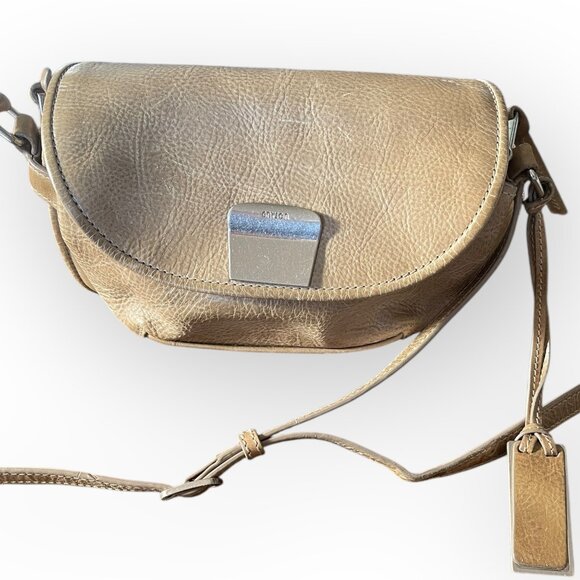 Joy Gryson Juliana Tan Leather Crossbody Bag - Picture 2 of 13